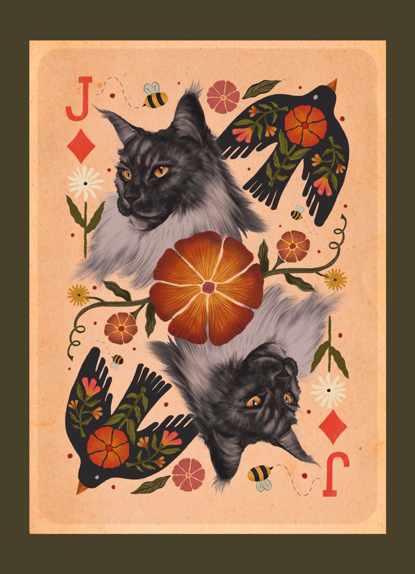 Jack of Diamonds Print