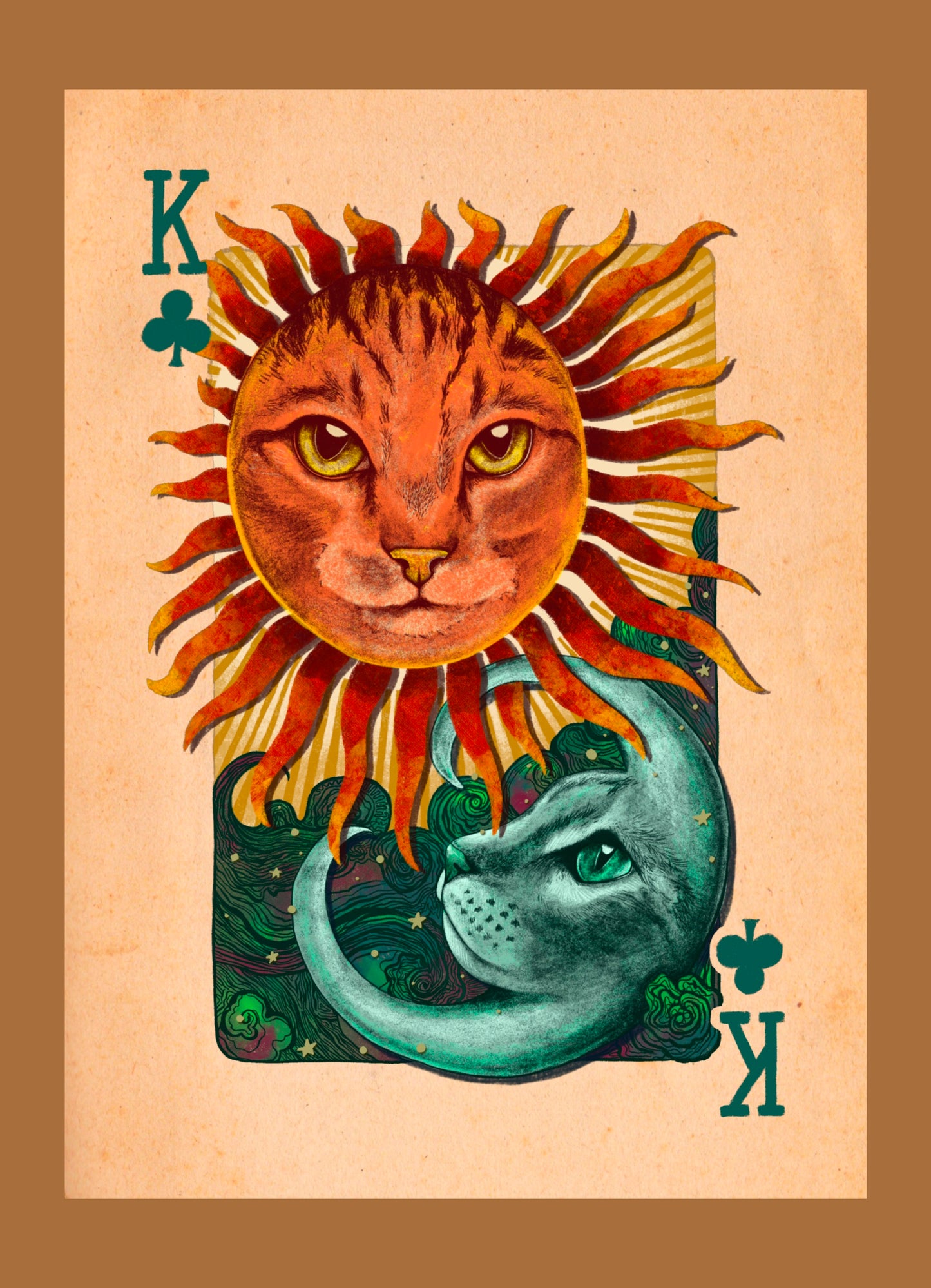 King of Clubs Print